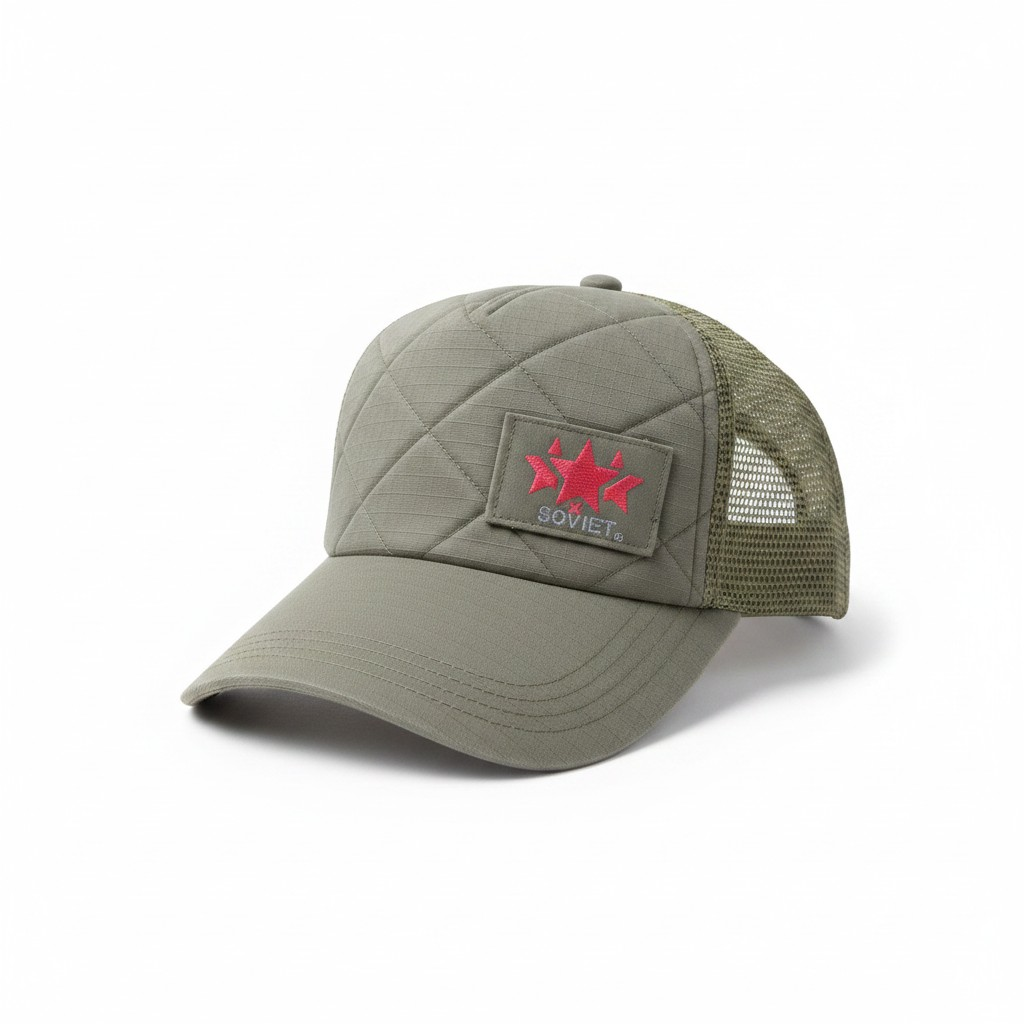 Soviet Star Quilted Trucker