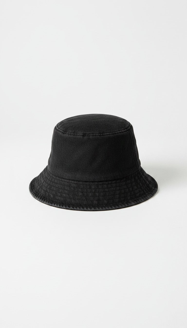 Washed Denim Bucket Hat