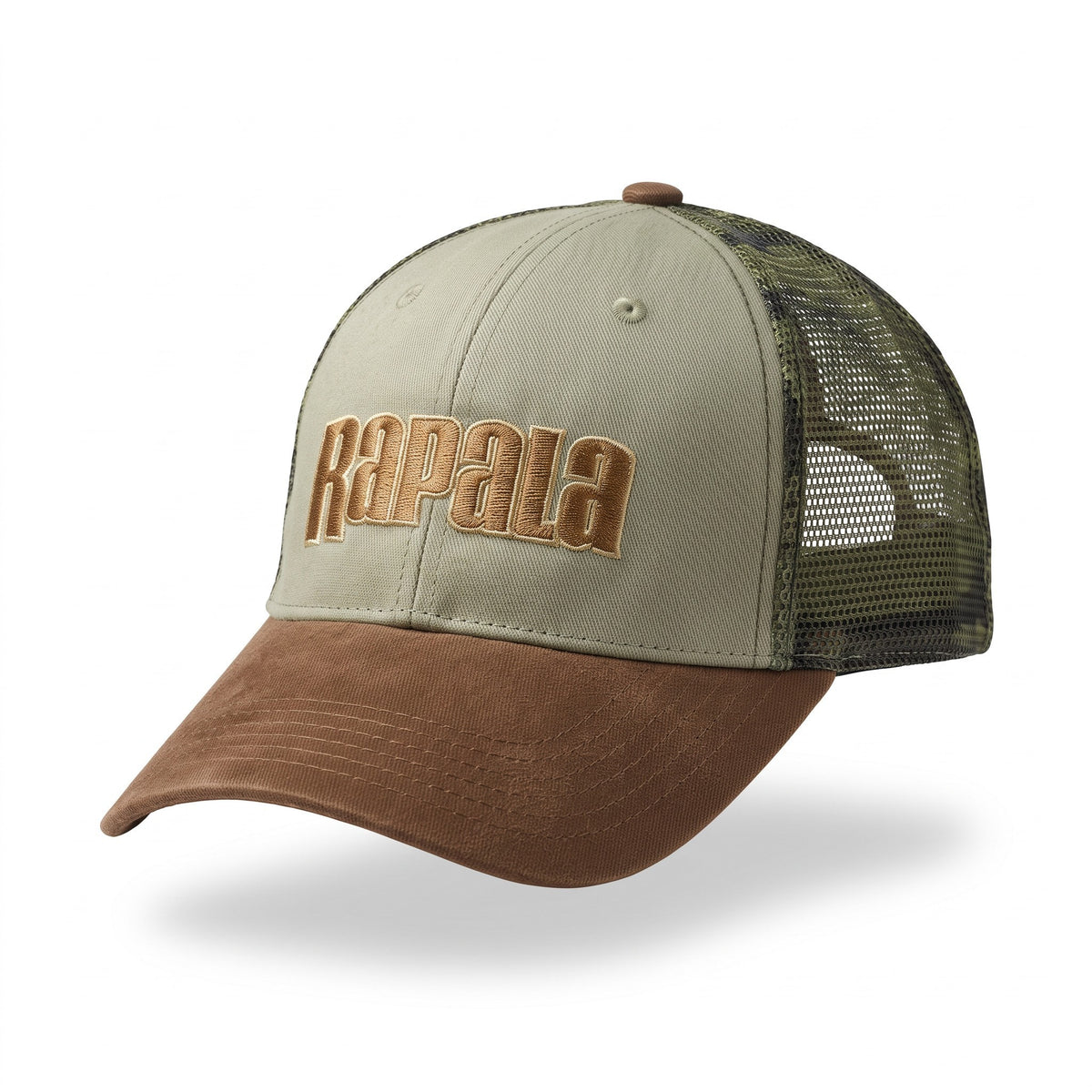Rapala Fishing Embroidered Trucker Hat – Camouflage Mesh