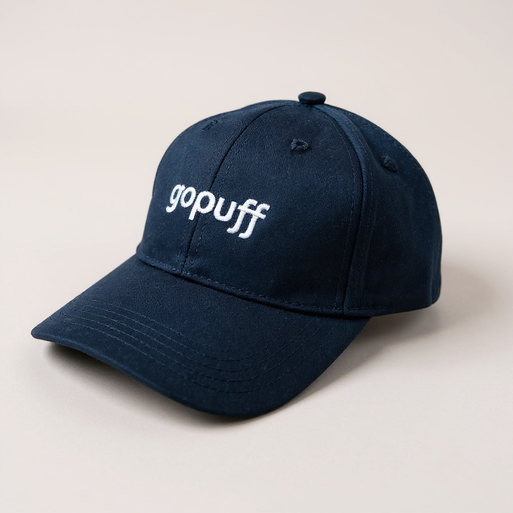Gopuff Embroidered Navy Baseball Cap