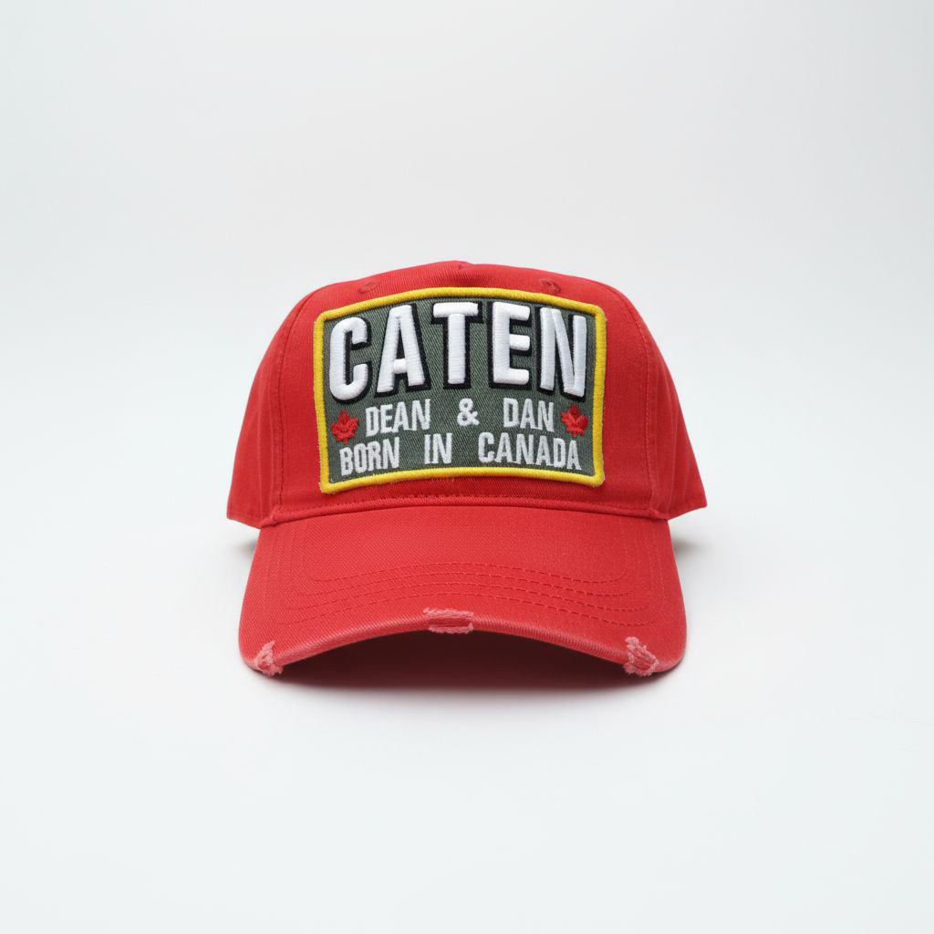 Dsquared2 'Caten Born in Canada' Patch Baseball Cap