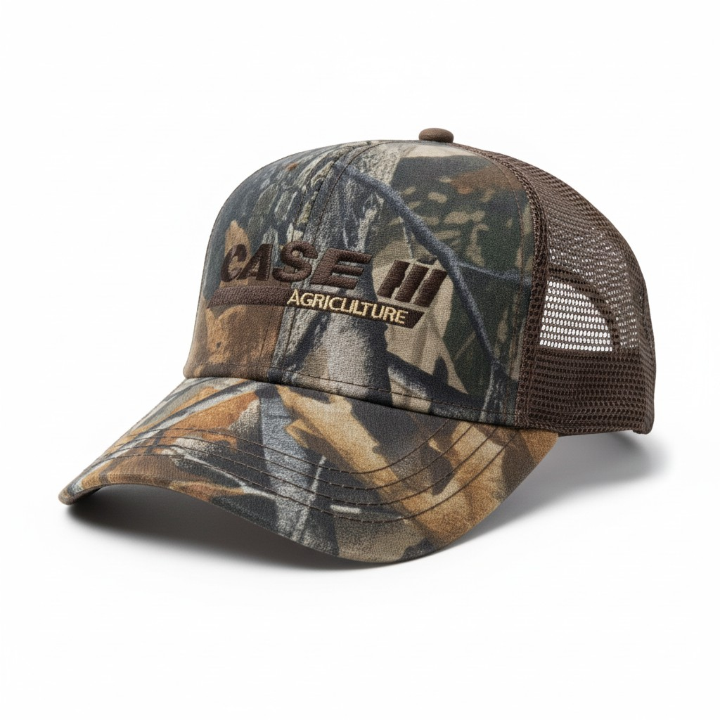 Case IH Agriculture Camo Mesh-Back Trucker Hat