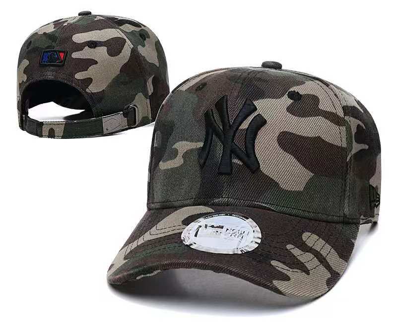 New York Yankees Camo Adjustable Cap