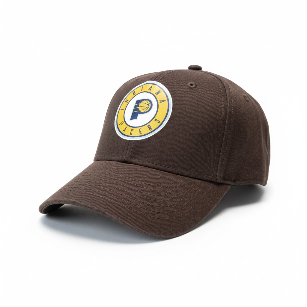 Indiana Pacers Retro Crown Baseball Cap – Earth Brown
