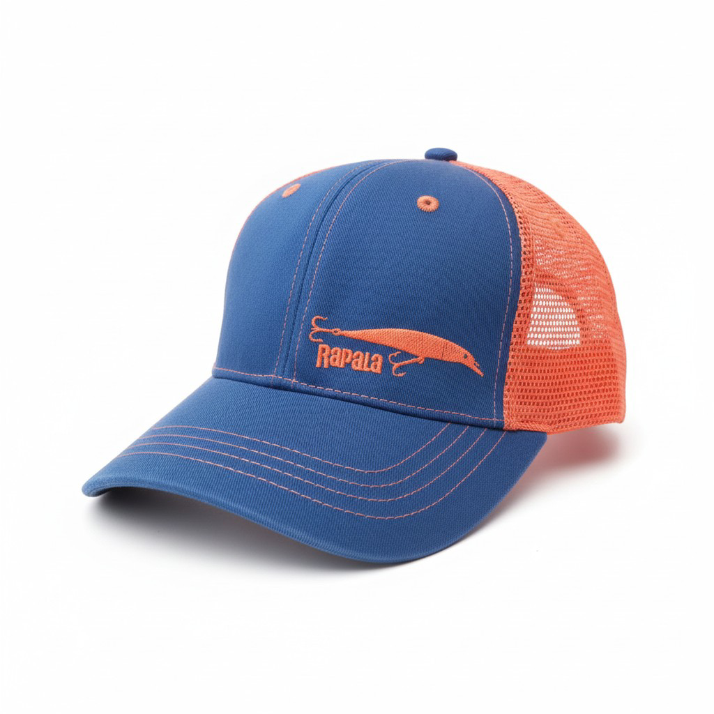 Rapala Heritage Trucker Cap – Blue/Orange
