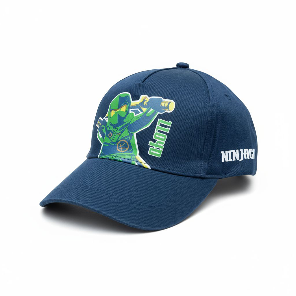 Navy Ninja Hero Cap – Green Warrior