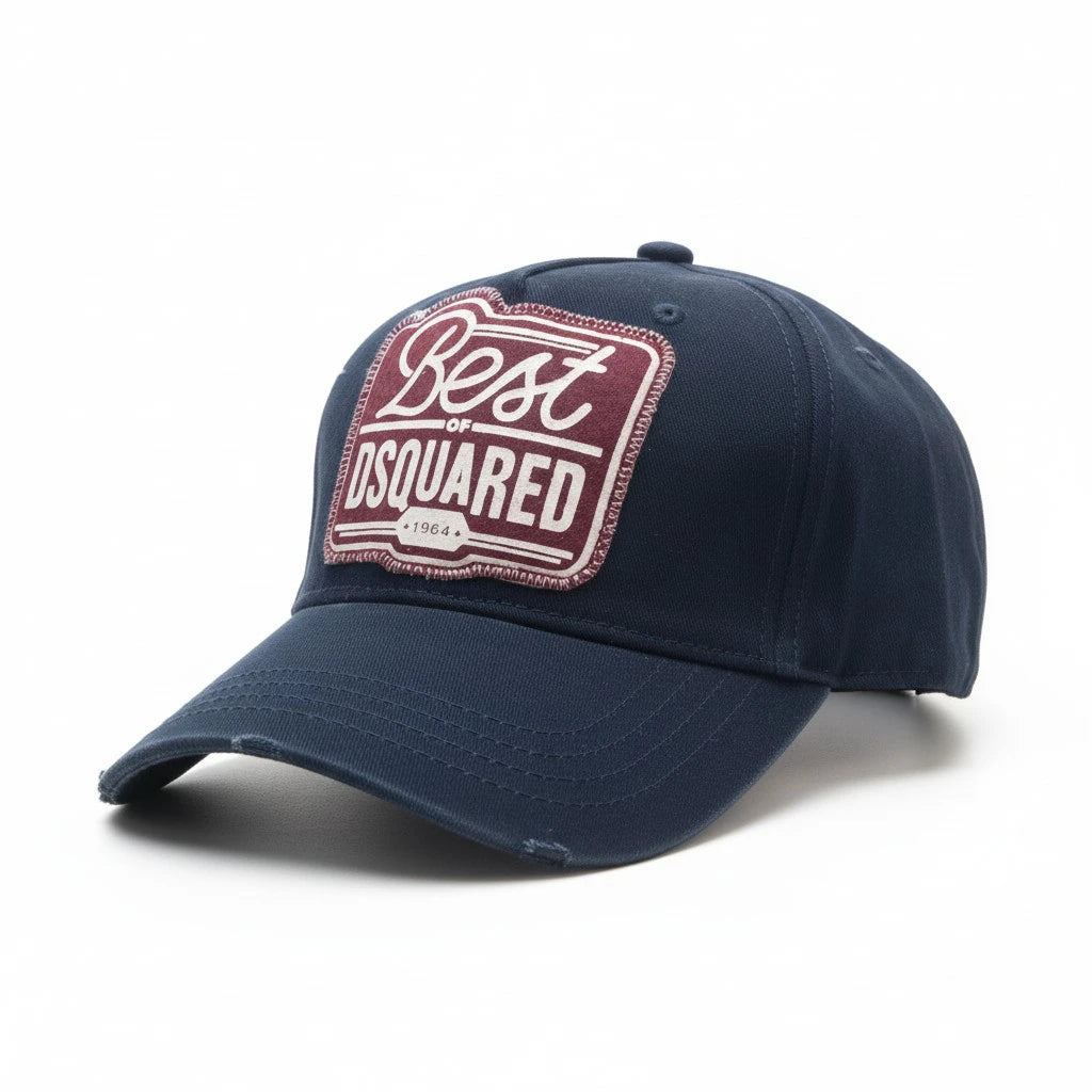 Dsquared2 Heritage Patch Baseball Cap in Navy