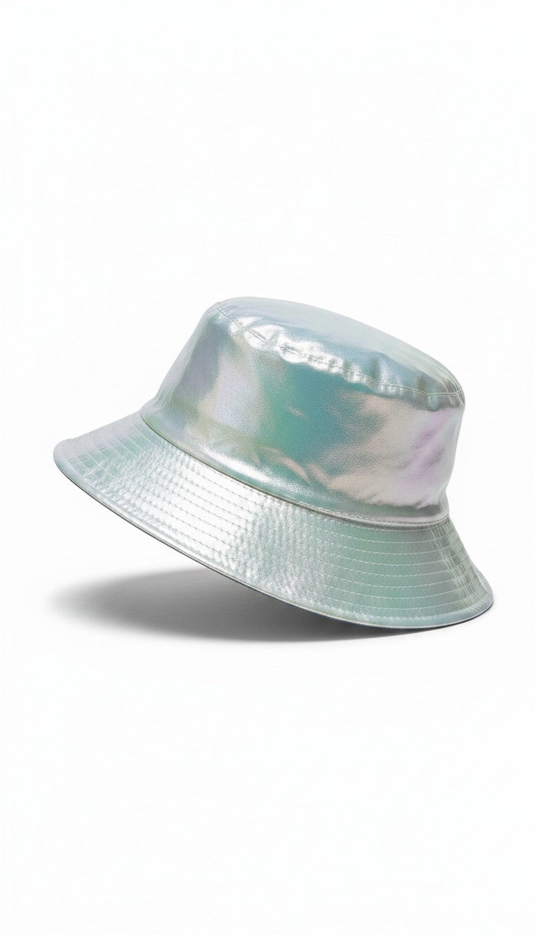Liquid Silver Bucket Hat