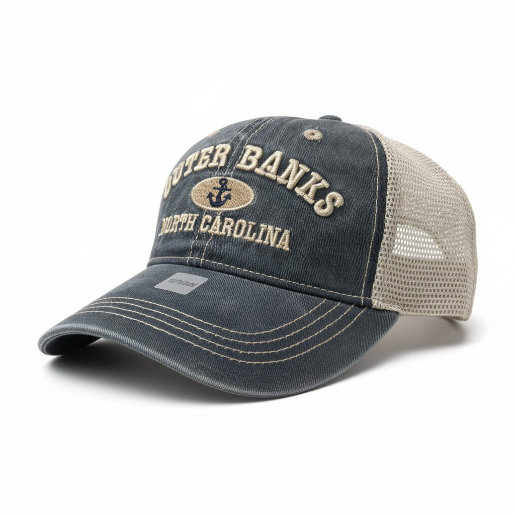 Outer Banks North Carolina Vintage Trucker Hat