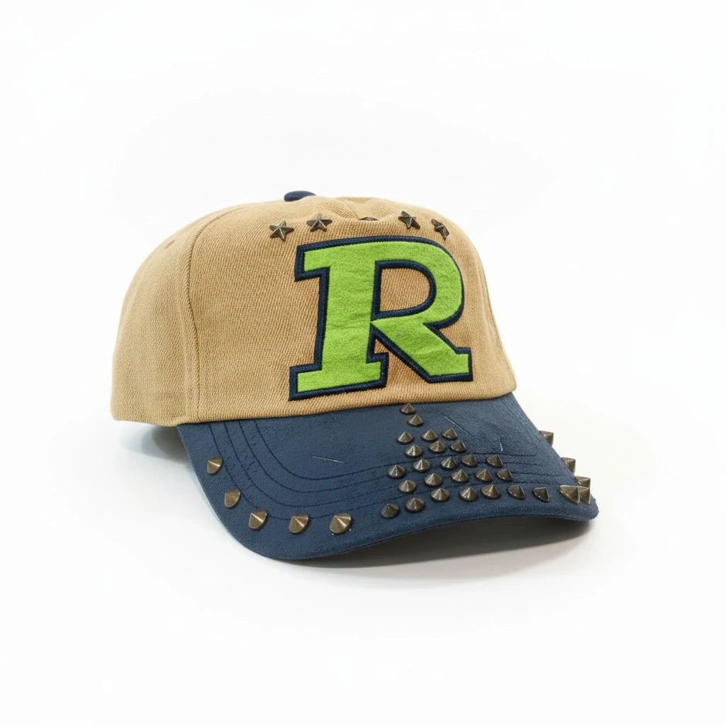 Retro Edge Studded Cap