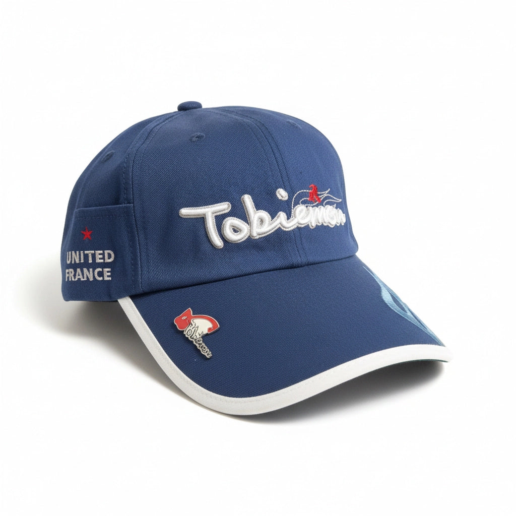 Tobiemon "United France" Edition Golf Cap – Navy/White
