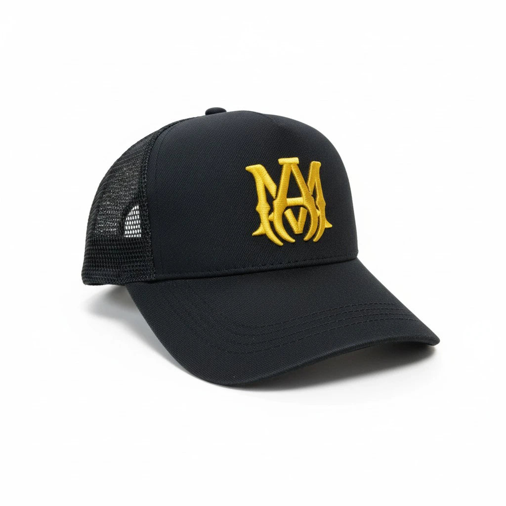 Amiri MA Monogram Mesh Trucker Hat