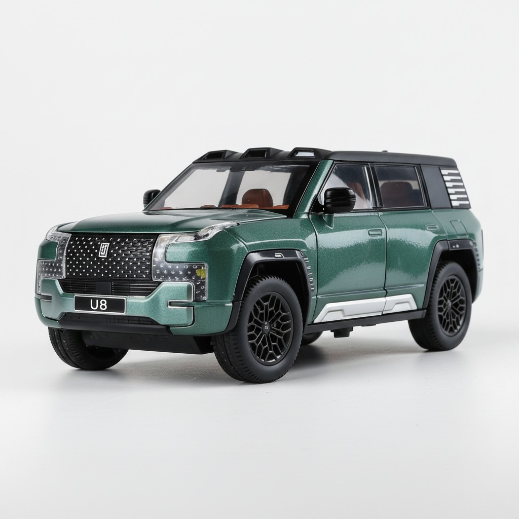 Yangwang U8 Diecast Model - Emerald Green - Scale 1:24