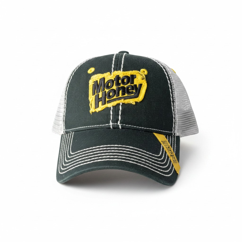 Motor Honey | Distressed Vintage Trucker Hat