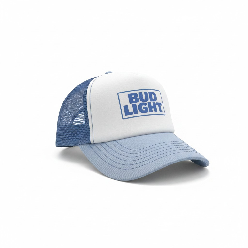 Vintage Bud Light Foam Trucker Hat