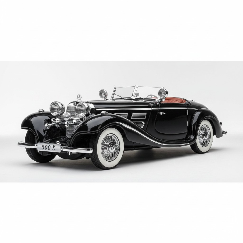 Mercedes-Benz 500K Special Roadster (1936) – 1:24 Scale