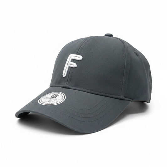 Charcoal "F" Signature Cap