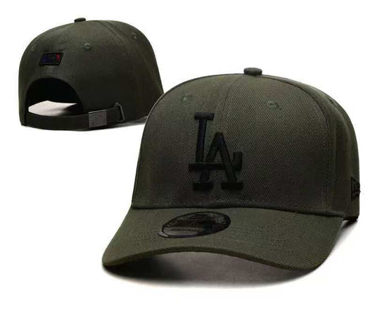 New Era LA Dodgers 9FORTY Adjustable Cap - Olive Green & Black