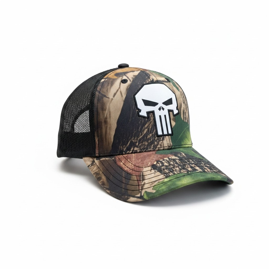 Marvel Punisher Camo Trucker Hat