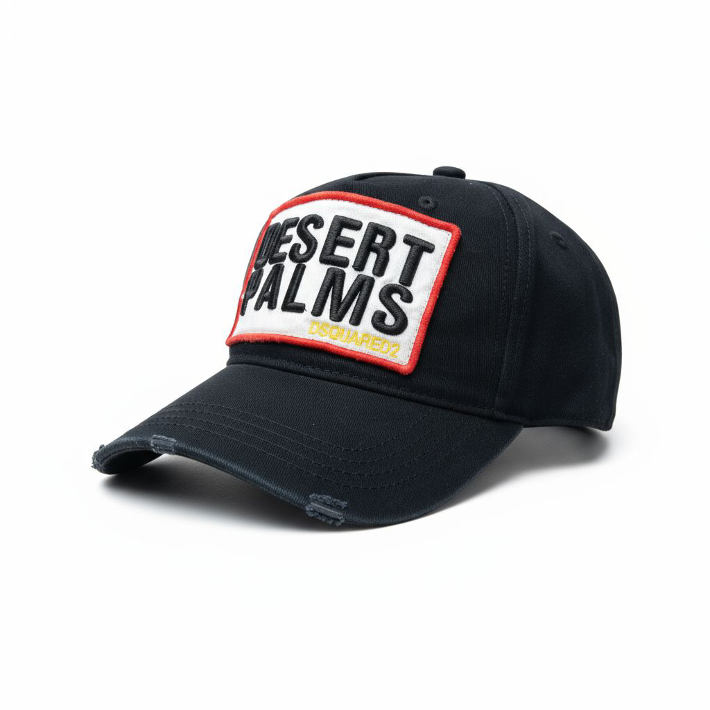 Dsquared2 'Desert Palms' Patch Baseball Cap