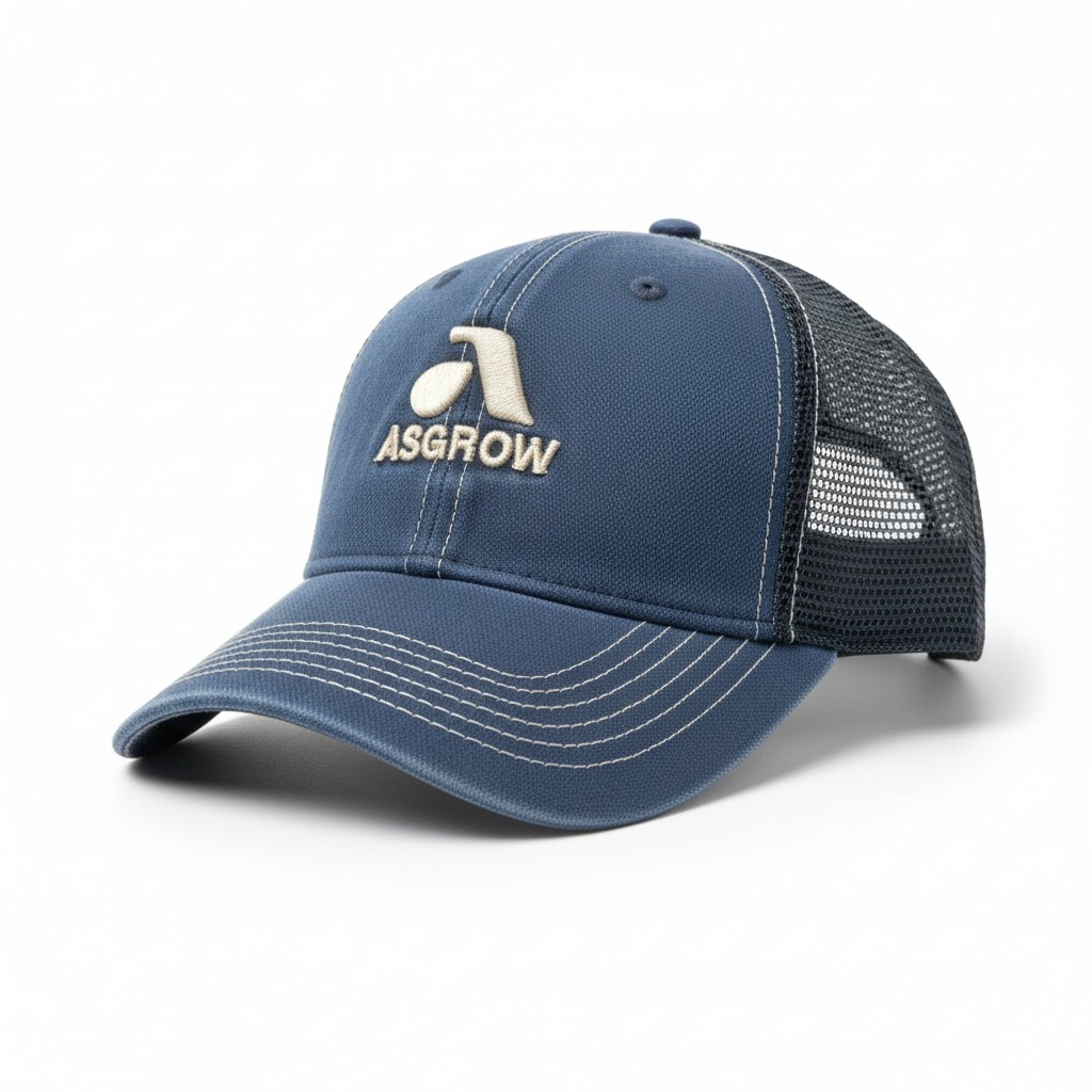 Asgrow Vintage Trucker in Slate Blue