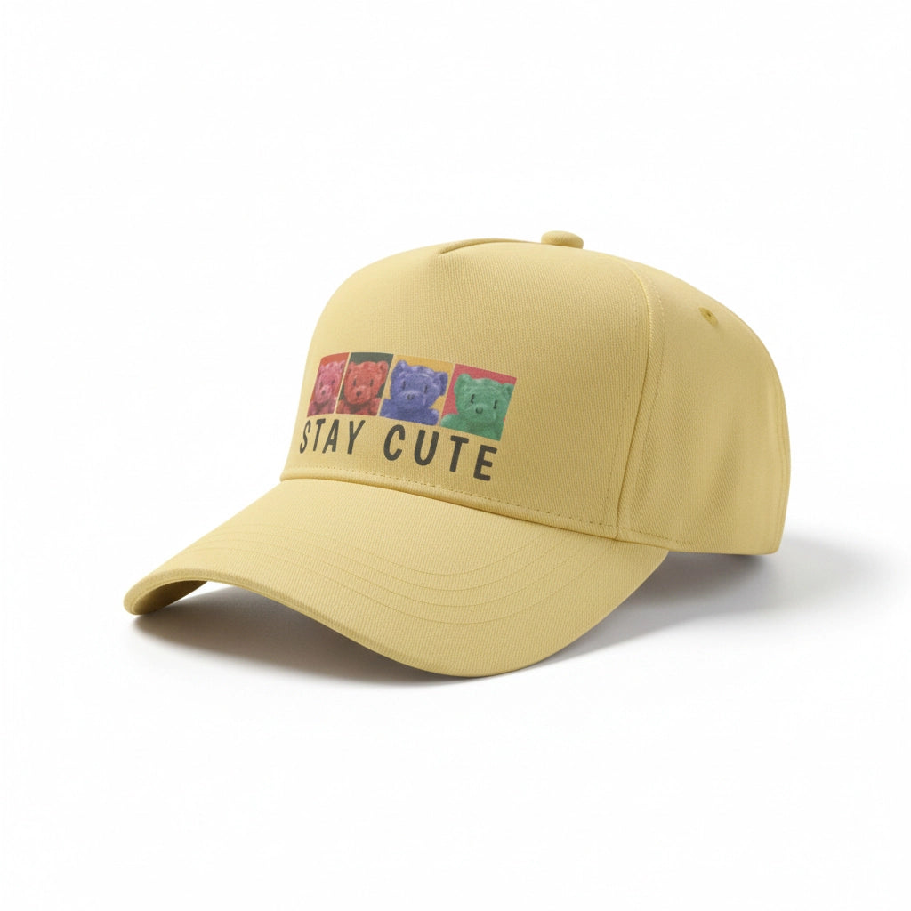 Teddy Color-Block Baseball Cap