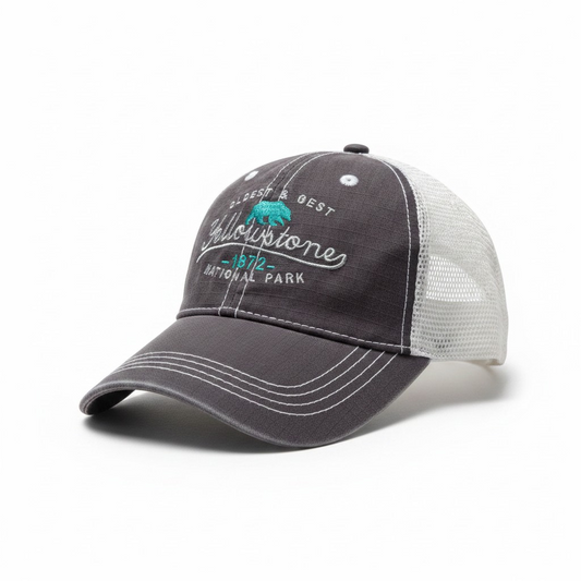 Yellowstone National Park Vintage Trucker Hat