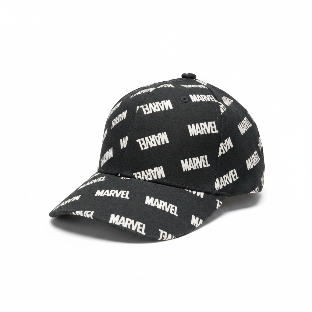 Marvel All-Over Print Logo Baseball Cap