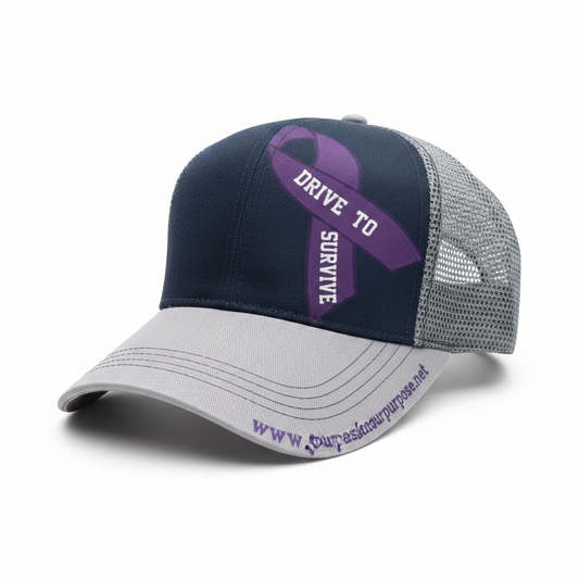 "Drive to Survive" Awareness Trucker Cap