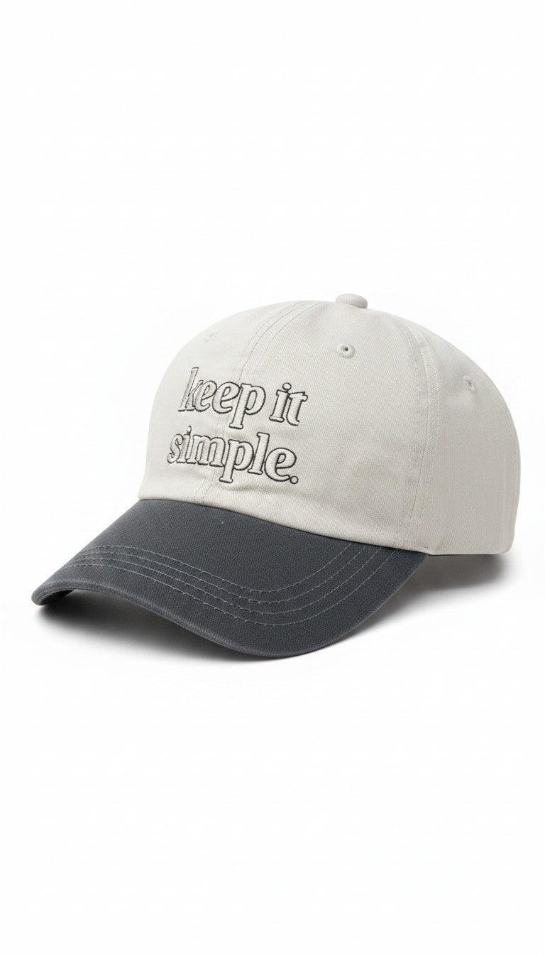 The "Keep It Simple" Dad Hat