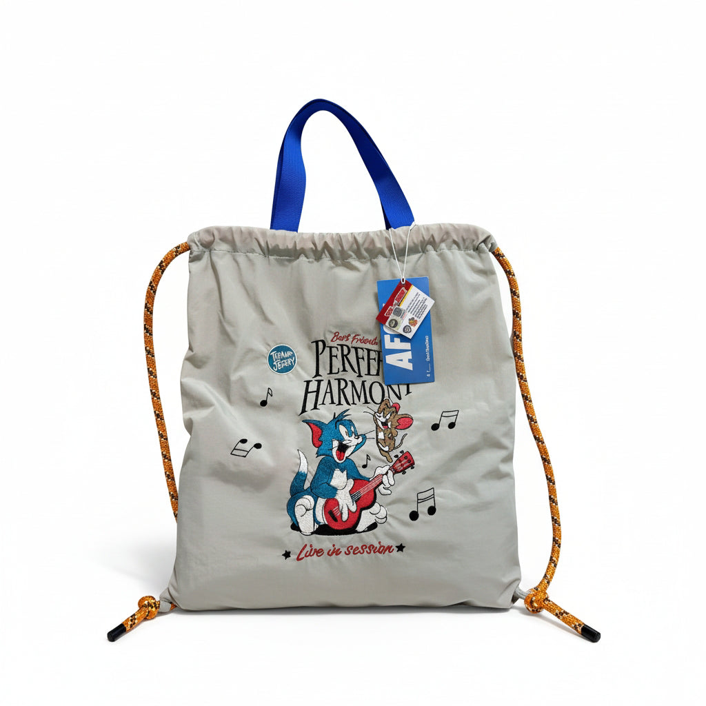 Tom and Jerry™ Original Disney "Perfect Harmony" Drawstring Tote Backpack