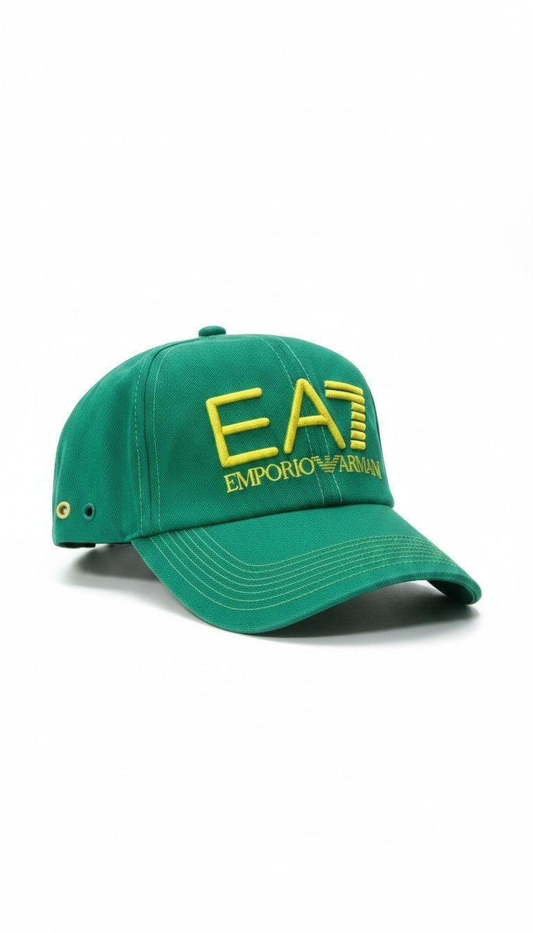 EA7 Emporio Armani Green Baseball Cap