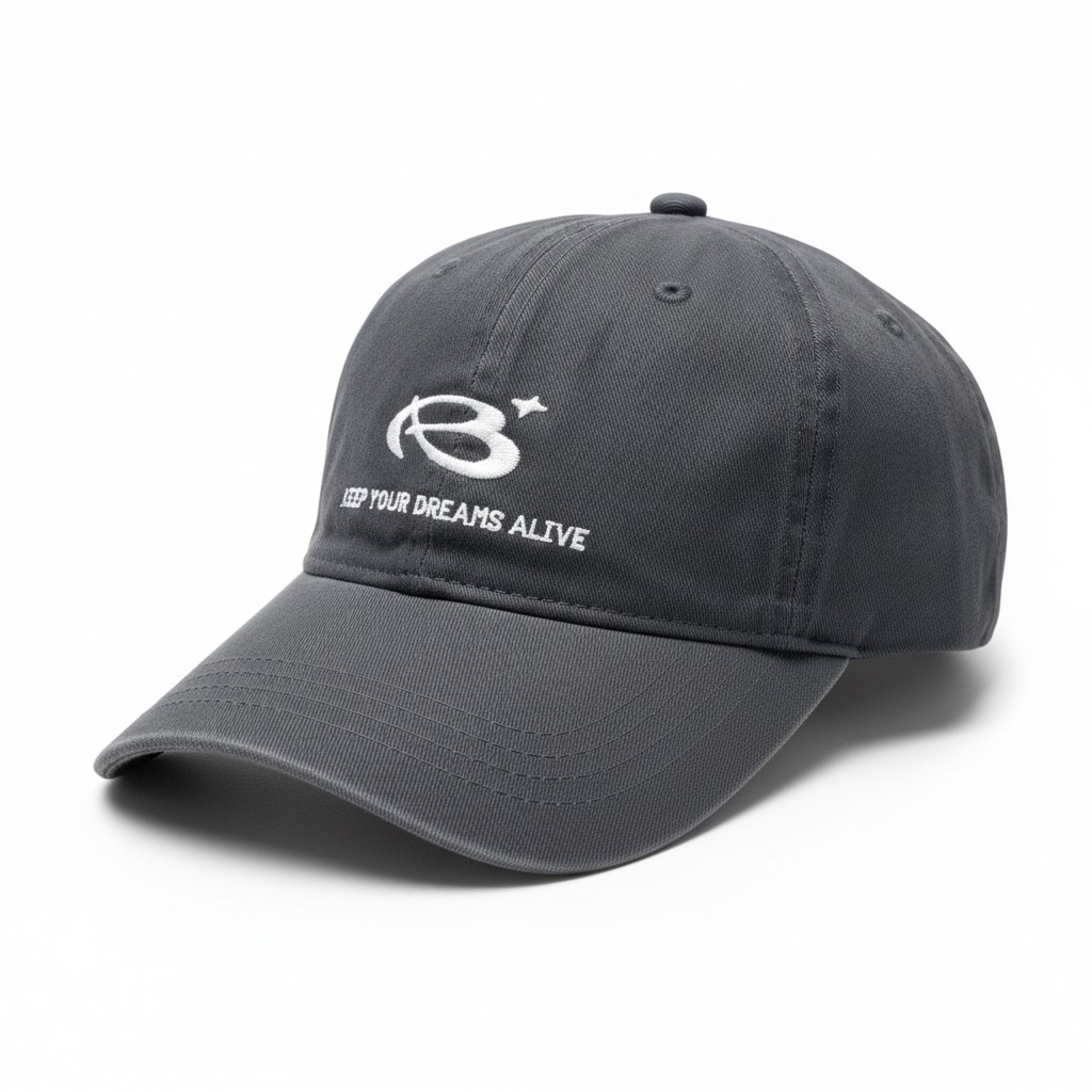 Charcoal "Alive" Baseball Hat