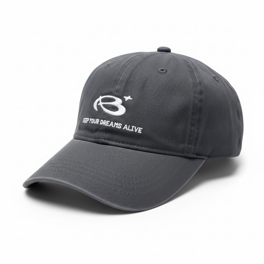 Charcoal "Alive" Baseball Hat