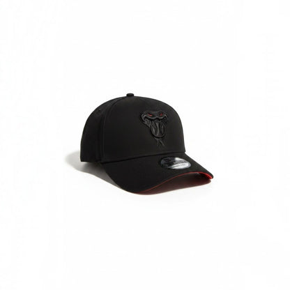 New Era Arizona Diamondbacks Blackout Snapback with Red Undervisor