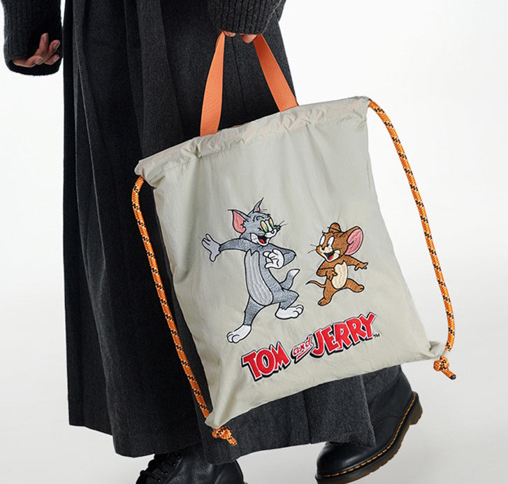 Tom and Jerry™ Original Disney "Perfect Harmony" Drawstring Tote Backpack