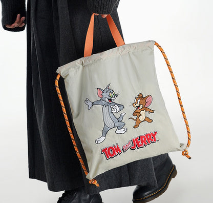 Tom and Jerry™ Original Disney "Perfect Harmony" Drawstring Tote Backpack
