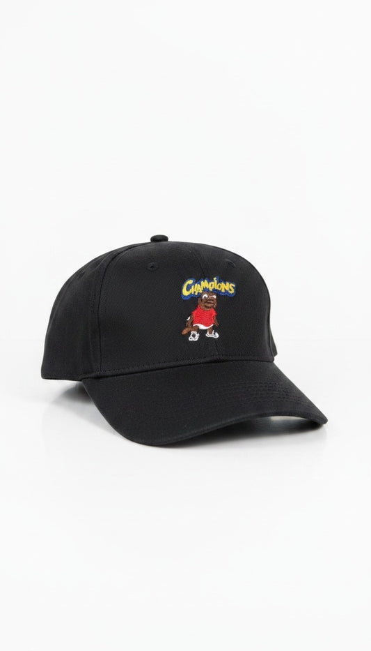 Champions Graphic Embroidered Cap - Black