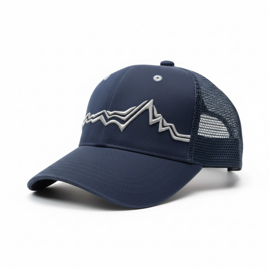 The Summit Mesh Cap - Navy
