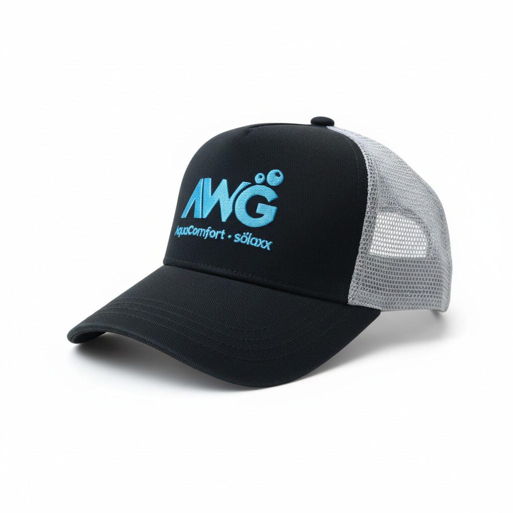 AWG AquaComfort Two-Tone Mesh Trucker Cap