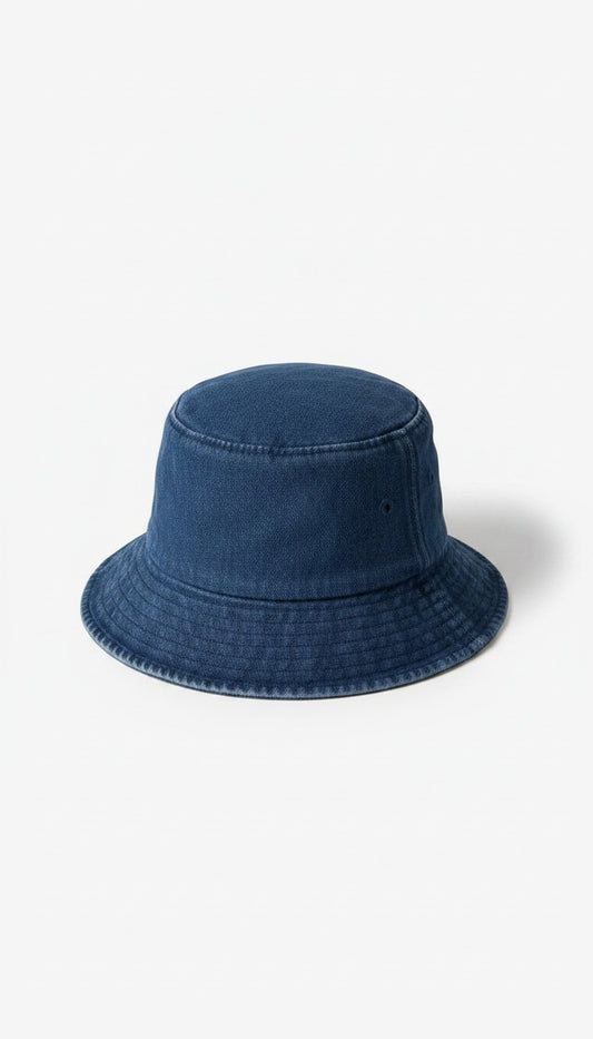Washed Denim Bucket Hat