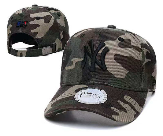 New York Yankees Camo Adjustable Cap
