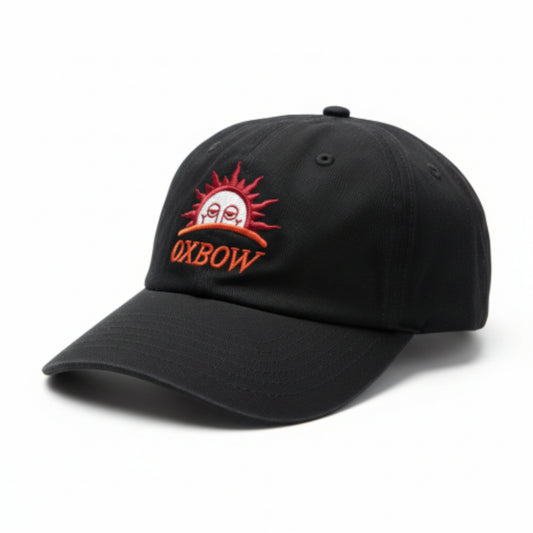 Oxbow Men's Embroidered Sun Graphic Baseball Cap - Black