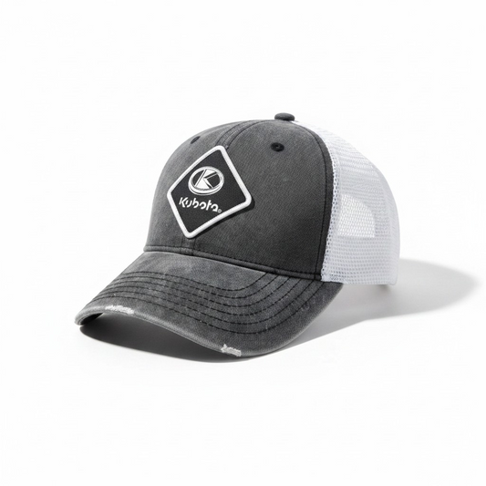 Kubota Heritage Distressed Trucker Hat