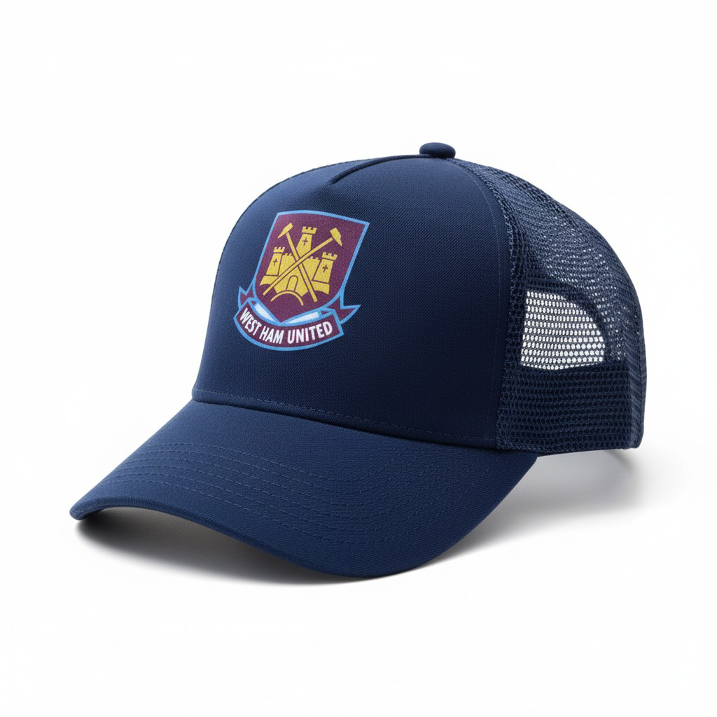 West Ham United Navy Blue Trucker Cap