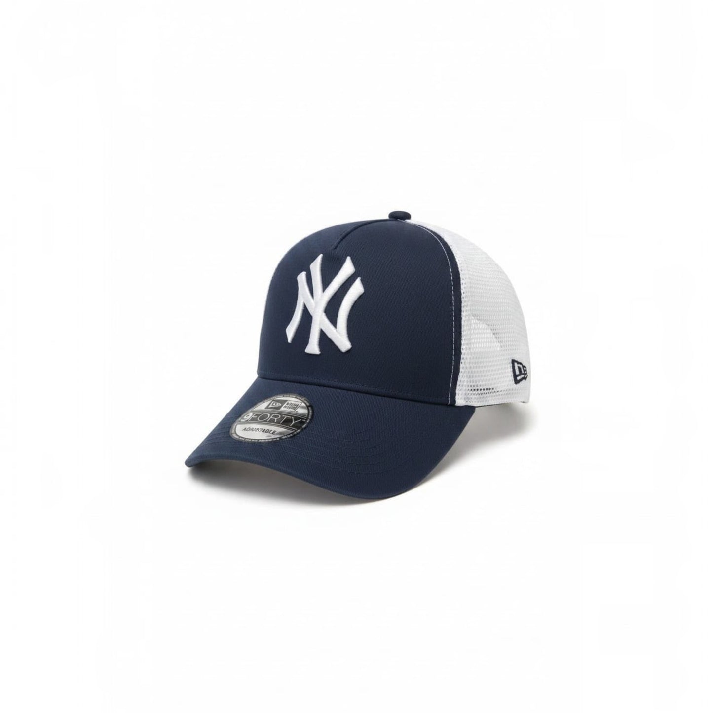 New Era 9FORTY New York Yankees Trucker Cap – Navy & White