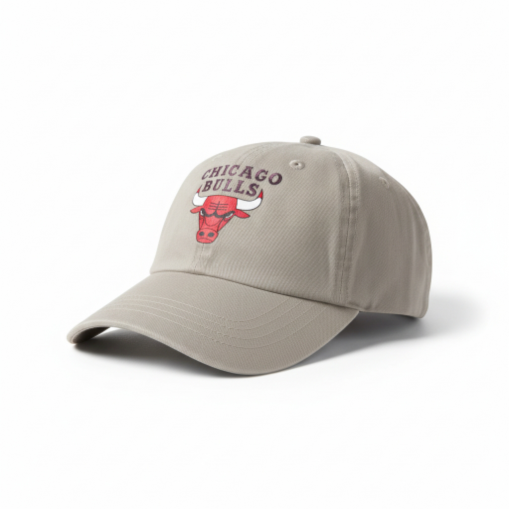 Chicago Bulls Adjustable Dad Hat - Beige
