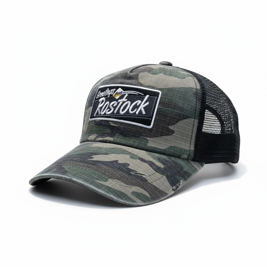 Rostock Camo Ripstop Trucker Hat