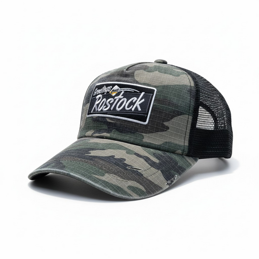 Rostock Camo Ripstop Trucker Hat