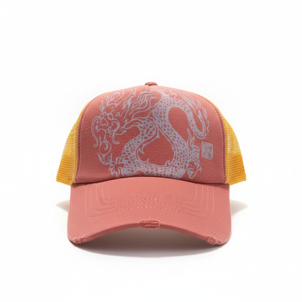 Heritage Dragon Distressed Cap